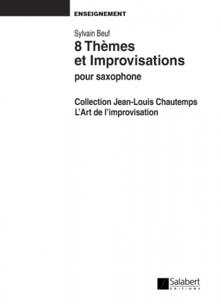 Beuf Jazz 8 Themes Et Impro.' Vol.7 Saxophone Seul'  Saxofono