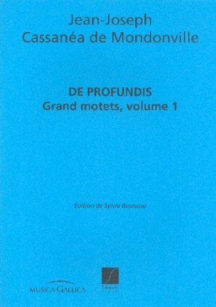 De Profundis pour choeur mixte, violons et basses partition