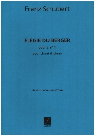 lgie du Berger op.3,1 pour chant et piano