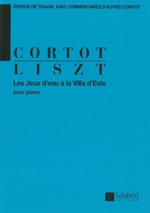 Les jeux d'eau  la Villa d'este pour piano