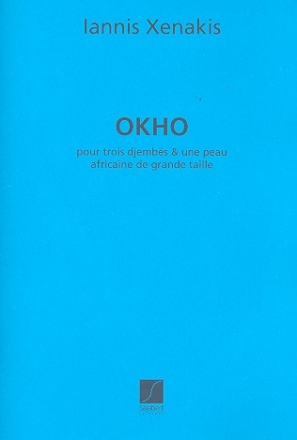 Okho pour 3 djembes et une peau africaine de grande taille partition
