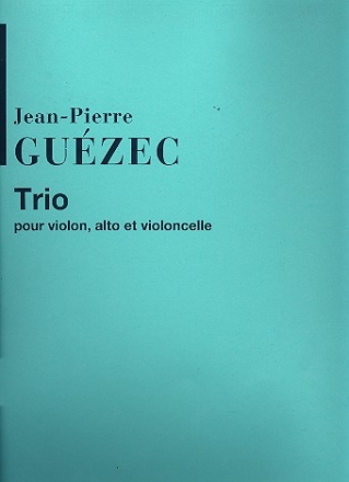 Trio pour violon, alto et violoncelle partition