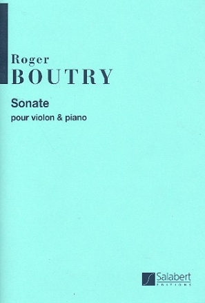 Sonate pour violon et piano