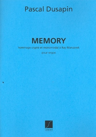 Memory pour orgue