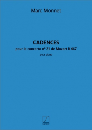 Marc Monnet, Cadences du concerto n 21 de Mozart K 467 Piano Solo Buch