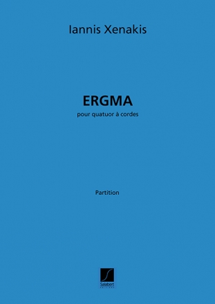 Ergma pour quatuor  cordes partition