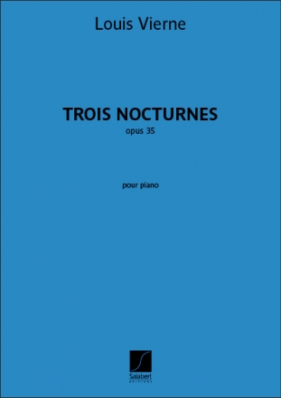 Louis Vierne, Trois Nocturnes opus 35 Klavier Buch