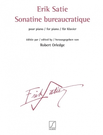 Sonatine bureaucratique pour piano