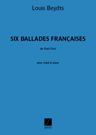 Louis Beydts, Six Ballades franaises Vocal and Piano Buch