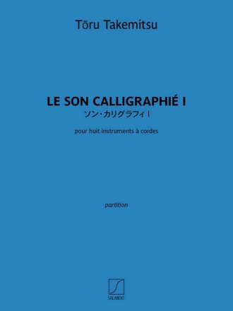 Tru Takemitsu, Le son calligraphi I String ensemble Buch