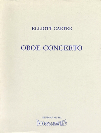 Oboenkonzert fr Oboe und Orchester Partitur