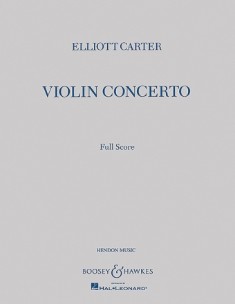 Violinkonzert fr Violine und Orchester Partitur