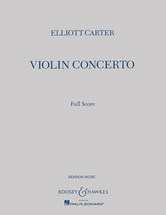 Violinkonzert fr Violine und Orchester Partitur