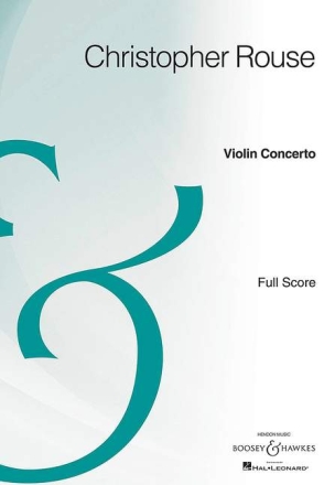 Rouse, Christopher: Violin Concerto fr Violine und Orchester Partitur