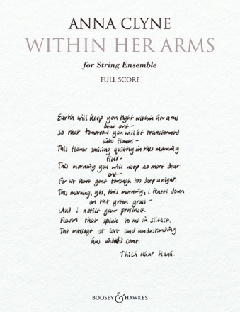 Within Her Arms for string ensemble full score
