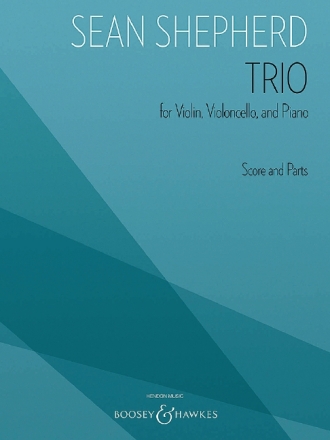 Trio for violin, violoncello and piano score and parts