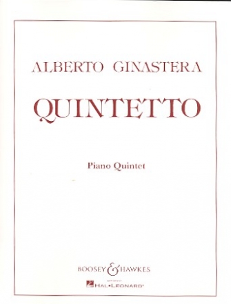 Quintetto op.29 fr 2 Violinen, Viola, Violoncello und Klavier Partitur und Stimmen
