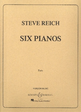 Six Pianos fr 6 Klaviere 12-hndig Stimmen
