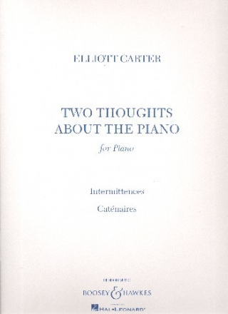 Two Thoughts about the Piano for piano