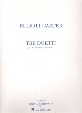 3 Duetti for violind violoncello score