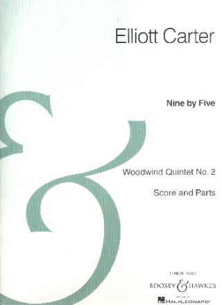 Nine by Five fr Flte, Oboe, Klarinette, Horn und Fagott Partitur und Stimmen