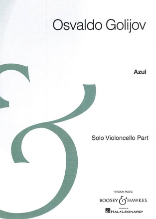 Golijov, Osvaldo: Azul fr Violoncello und Orchester Einzelstimme