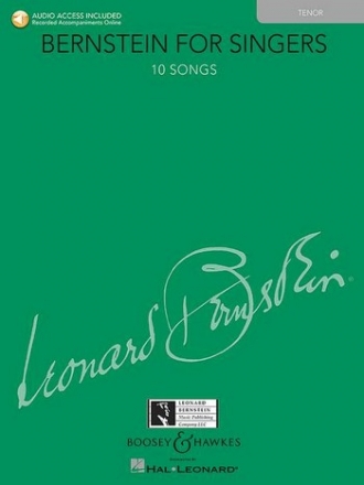 Bernstein for Singers (+Audio Access) for tenor and piano