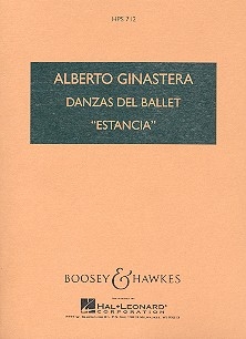 4 Tnze aus dem Ballett Estancia op.8a fr Orchester Studienpartitur