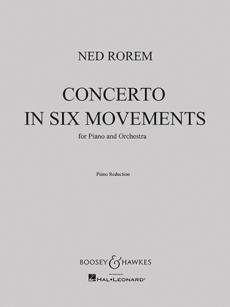 Concerto in Six Movements fr Klavier und Orchester Klavierauszug