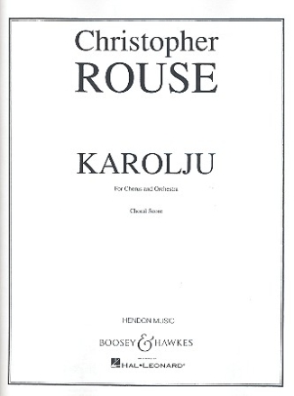 Karolju fr gemischter Chor (SATB) und Orchester Chorpartitur