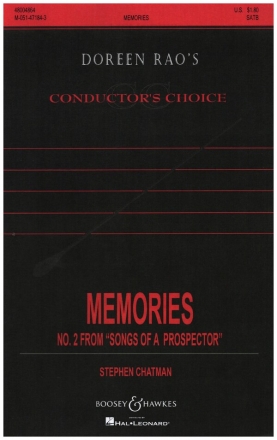 Memories fr gemischter Chor (SATB) und Klavier