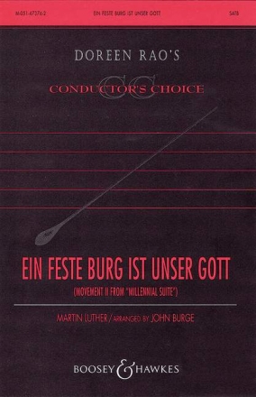Burge, John / Luther, Martin: Millennial Suite: Hymns through the Ages fr gemischter Chor (SATB) und Orgel Chorpartitur