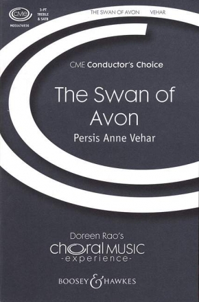 Vehar, Persis Anne: The Swan of Avon fr Kinderchor (Frauenchor), gemischter Chor (SATB), 2 Trompeten und K Chorpartitur