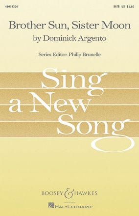 Argento, Dominick, Brother Sun, Sister Moon fr gemischter Chor (SATB) und Orgel