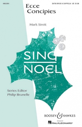 Sirett, Mark: Ecce Concipies fr gemischter Chor (SATB) a cappella Chorpartitur