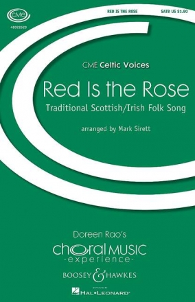 Red Is the Rose fr gemischter Chor und Klavier Chorpartitur