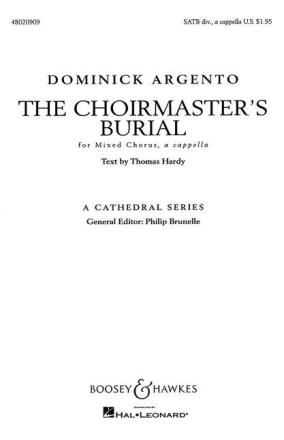 The Choirmaster's Burial fr gemischter Chor (SATB) a cappella Chorpartitur