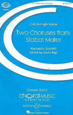 2 Choruses from Stabat mater for female chorus and piano score