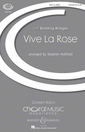 Vive La Rose fr gemischter Chor (SAB oder SAT) und Klavier