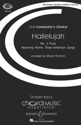 Walker, William: Hallelujah fr gemischter Chor (SSATBB) a cappella Chorpartitur