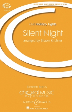 Silent Night fr gemischter Chor (SATB) und Klavier, Flte, Oboe und Streicher ad l Chorpartitur