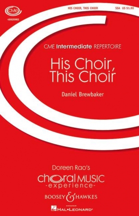 Brewbaker, Daniel: His Choir, This Choir fr Frauenchor (SSA) und Klavier