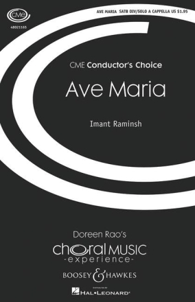 Ave Maria fr gemischter Chor (SATB divis) und Mezzo-Sopran Solo Chorpartitur