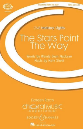 Sirett, Mark: The Stars Point The Way fr Chor (SSAA) und Klavier Chorpartitur