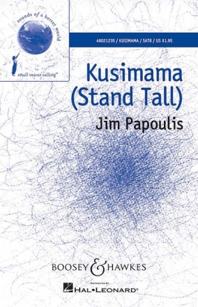 Kusimama fr gemischter Chor (SATB), Schlagwerk (Djembe, Shaker) und Klavier Sing- und Spielpartitur