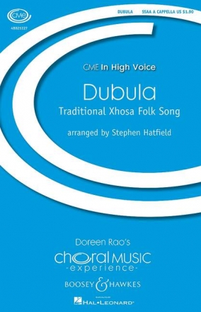 Dubula fr Chor (SSAA) a cappella Chorpartitur