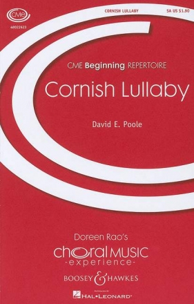 Poole, David E.: Cornish Lullaby fr Chor (SA) und Klavier Chorpartitur