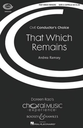 Ramsey, Andrea: That Which Remains fr gemischter Chor (SATB) a cappella Chorpartitur