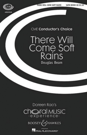 Beam, Douglas: There Will Come Soft Rains fr gemischter Chor (SATB divisi) und Klavier Chorpartitur