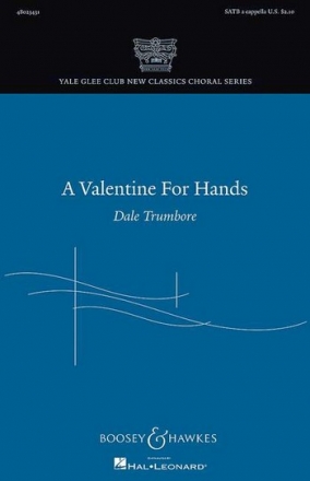 BHI48310 A Valentine for Hands for mixed chorus a a cappella score